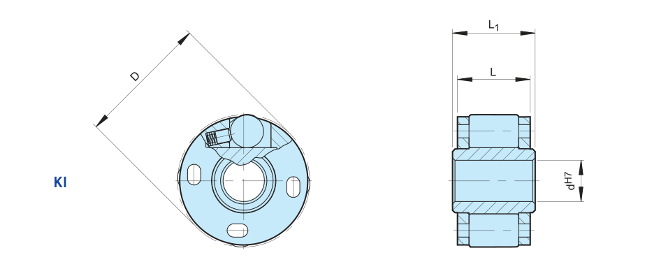 Sizes of One way clutch KI