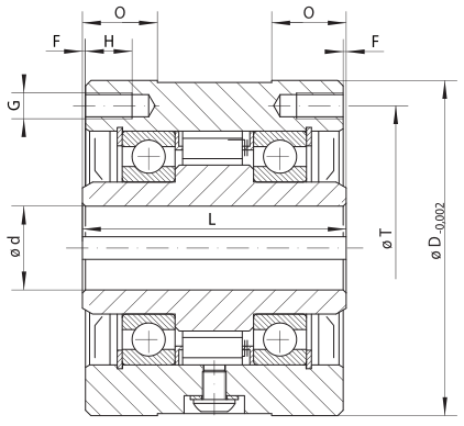 Sizes of Complete Freewheels Backstop Clutch FR