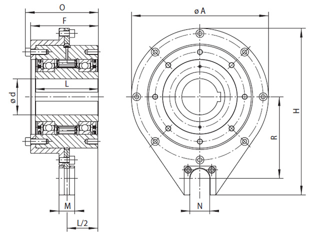 Sizes of Complete Freewheels FRXF