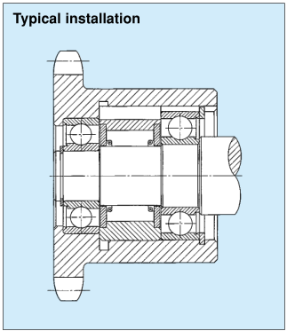 Mounting example of 200 SERIES CAM CLUTCH