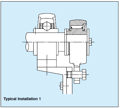 BSEU Series Cam Clutch Backstop Clutch installation diagram